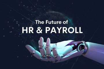 the Future of HR and Payroll with a robotic arm